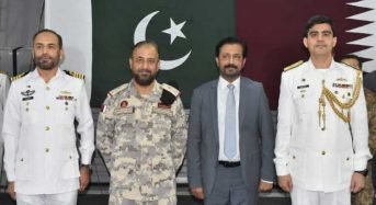 PNS TABUK visits Qatar for maritime security during FIFA World Cup 2022