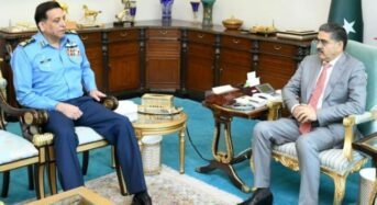 Air chief calls on caretaker prime minister