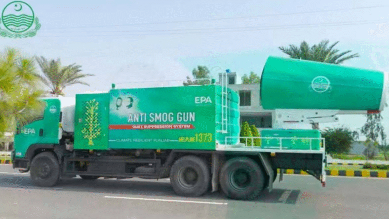 Smog Battle Goes High-Tech: Lahore Deploys AI-Driven Dust Suppression Fleet