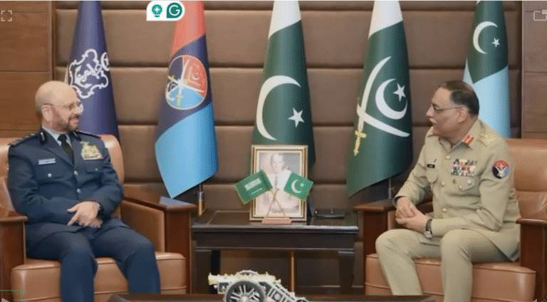 Saudi Military Chief Meets Gen Sahir Shamshad to Boost Defence Cooperation