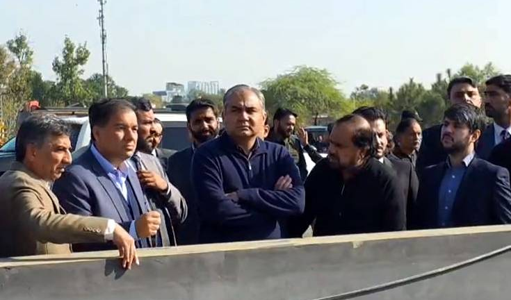 Mohsin Naqvi Inspects Shaheen Chowk Underpass Project as Islamabad Nears Major Traffic Relief