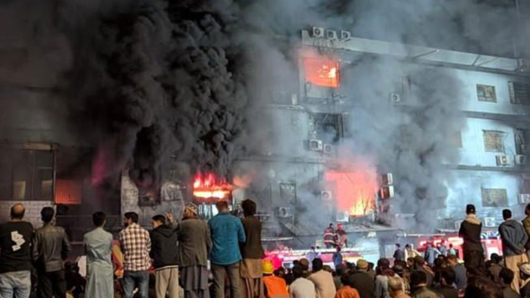Gul Plaza Fire: Officials Say Only Bones Now Being Recovered as Structure Deteriorates