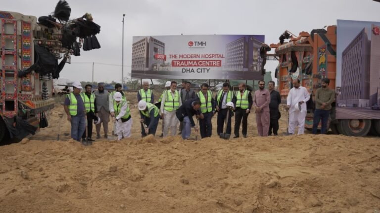 The Modern Hospital Group Holds Groundbreaking Ceremony for Trauma Centre in DHA City Karachi