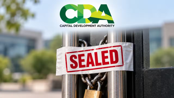 CDA Seals Itifaq Residencia Offices Over Alleged Illegal Development in Islamabad