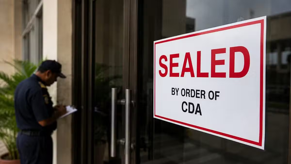 CDA Orders Sealing of Federal Employees Housing Offices Over Rs. 57 Million Dues