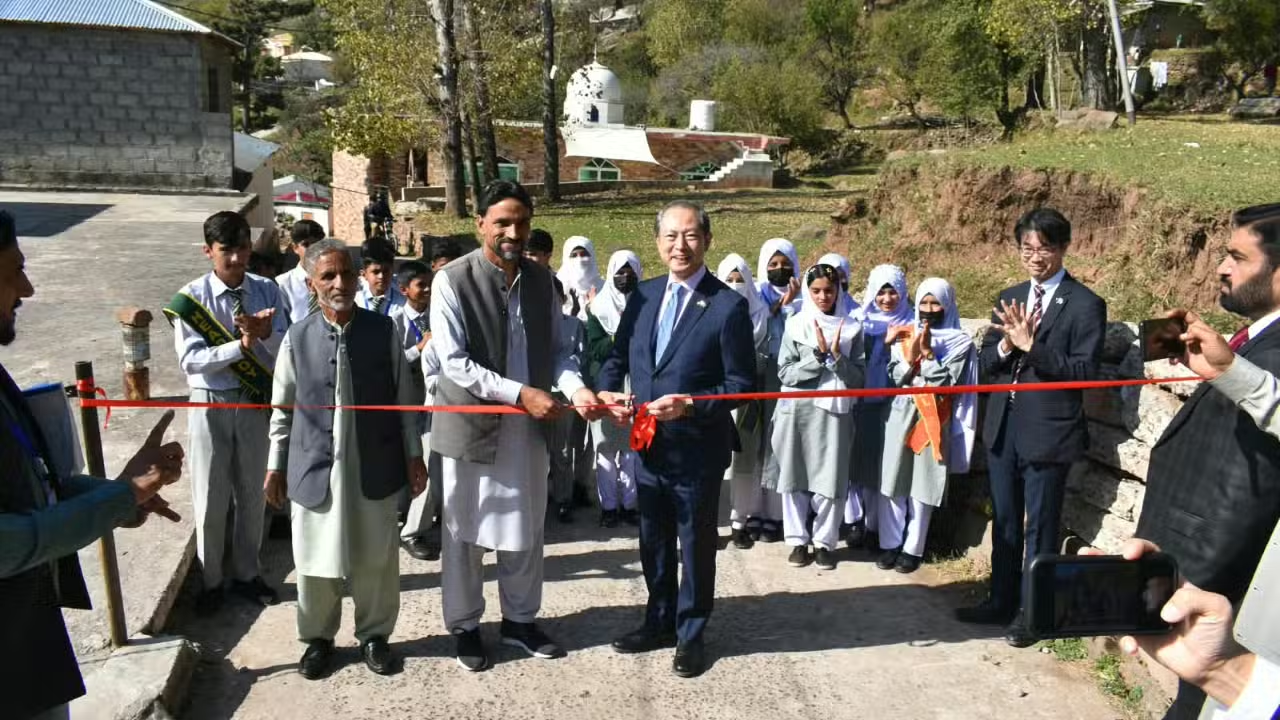 Japan Inaugurates Flood-Resilient Road in Murree with $64,528 Grant